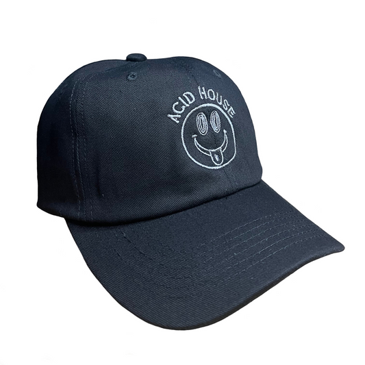 Acid House Adjustable Hat- Grey Logo